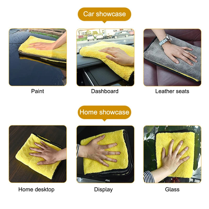SEAMETAL 50x100cm Car Washing Towel 400GSM Microfiber Clean Towels