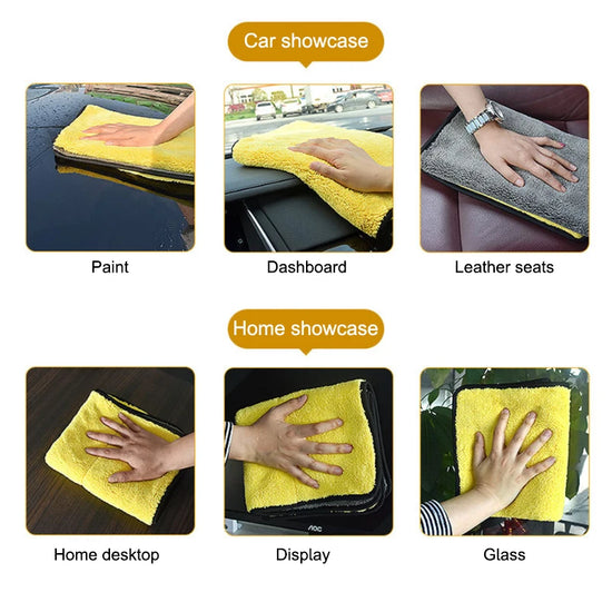 SEAMETAL 50x100cm Car Washing Towel 400GSM Microfiber Clean Towels